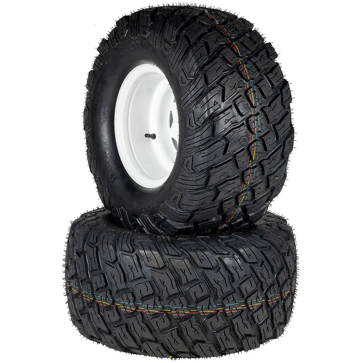 Wheel And Tire 22X11x10 For Exmark 607100 607099 605302 601347 142-9531 | 2-Pack 1