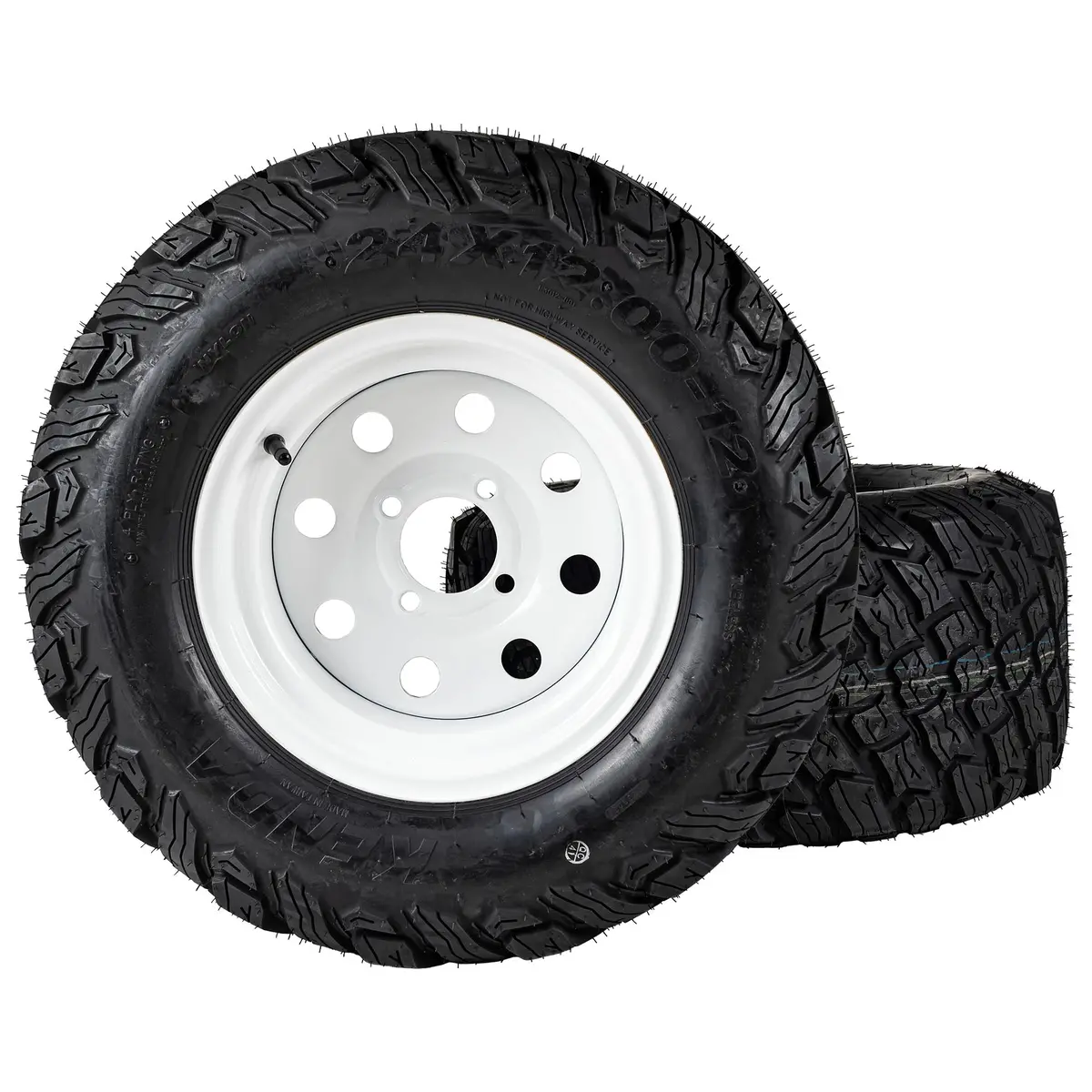 Wheel And Tire 24X12-12 For Scag John Deere Toro Tcu22112 Tcu13631 Tca17309 M149259 E633992 E633970 | 2-Pack 2