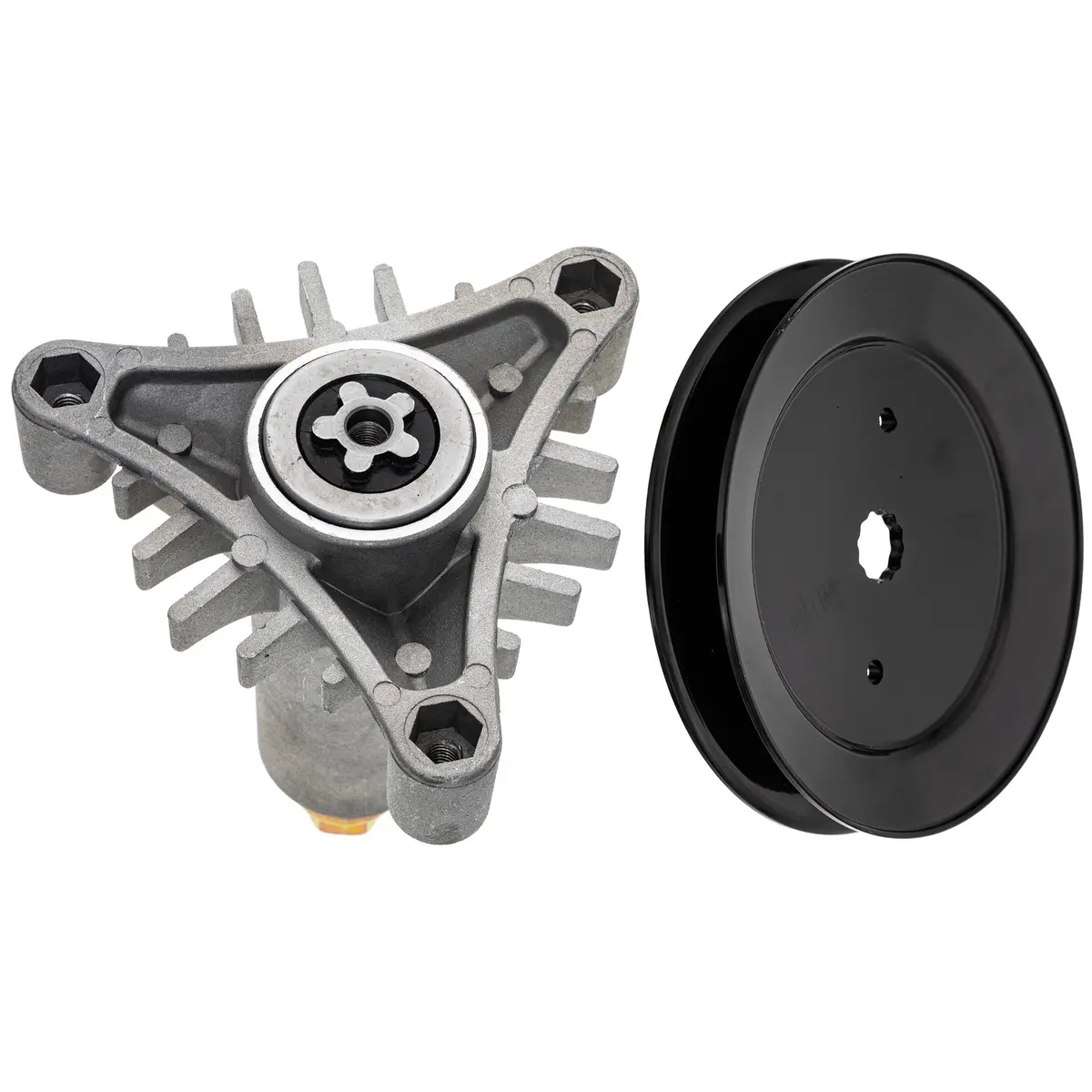 Spindle & Pulley Set For Ayp Poulan Pro Poulan 810-Ksp4226n 1