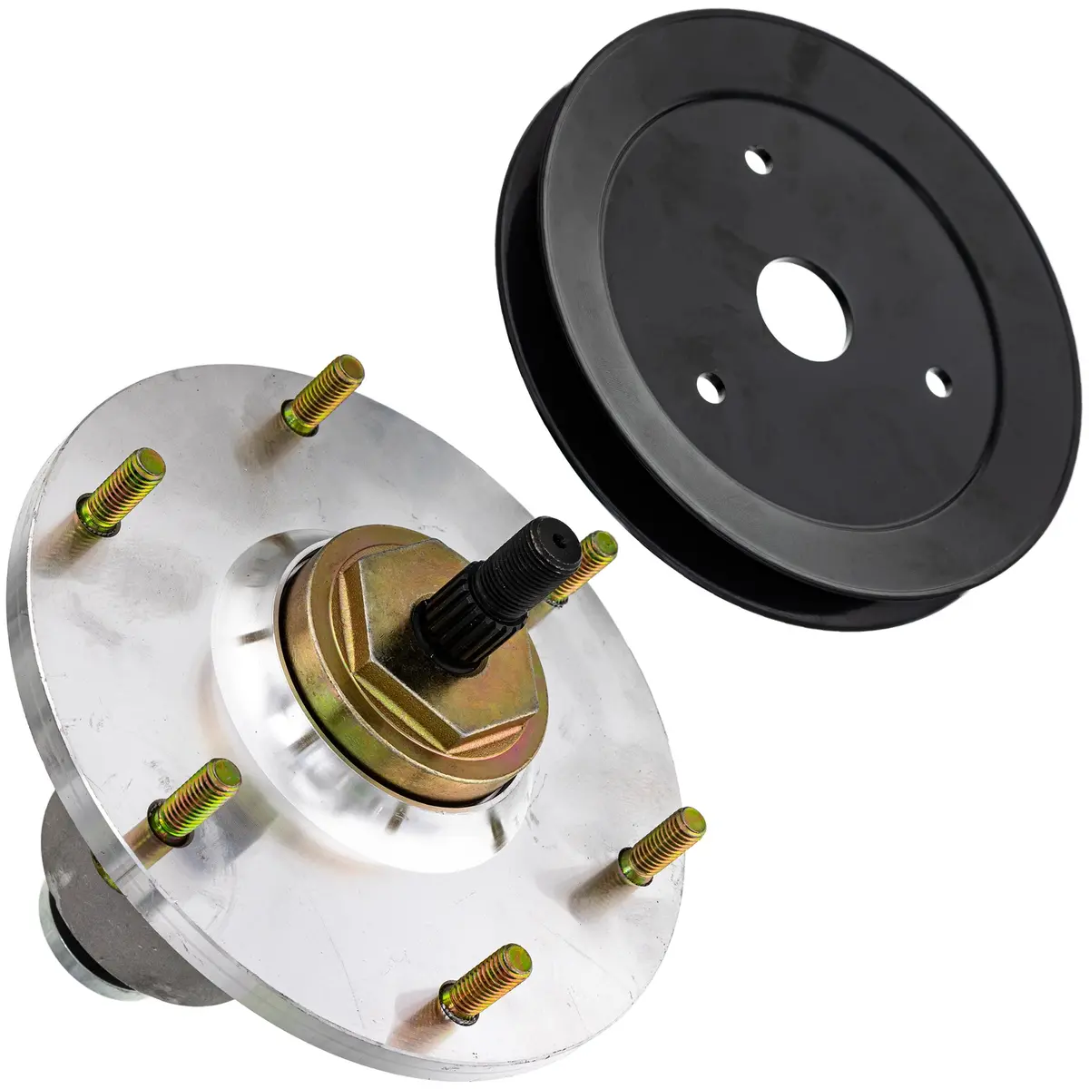 Spindle & Pulley Set For Exmark 810-Ksp4261n 1