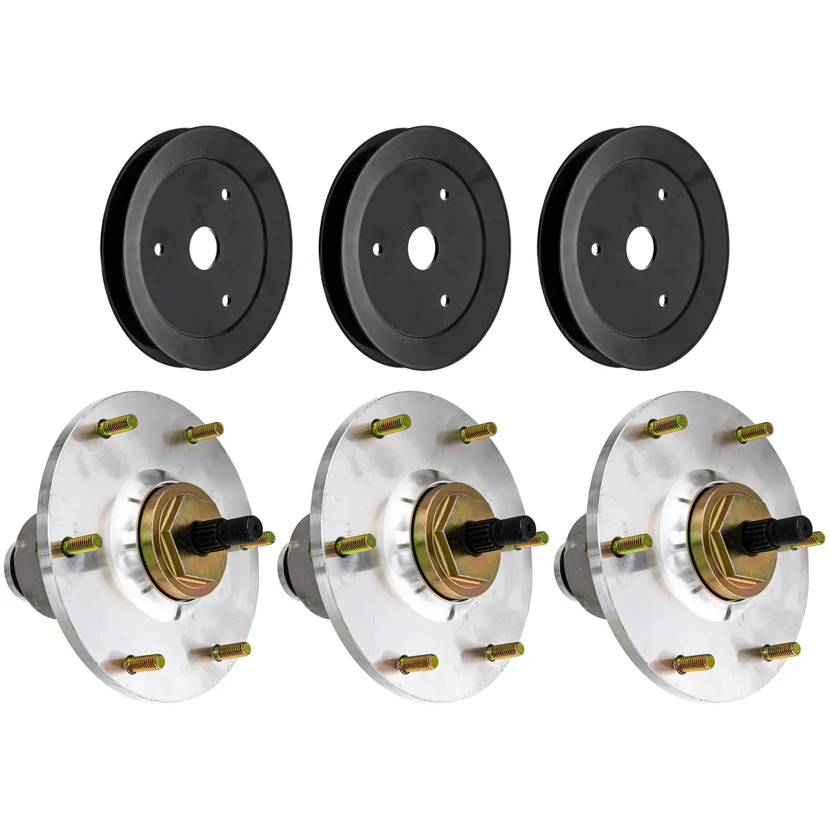 Spindle & Pulley Kit For Exmark 810-Ksp4261n | 1-Pack 1