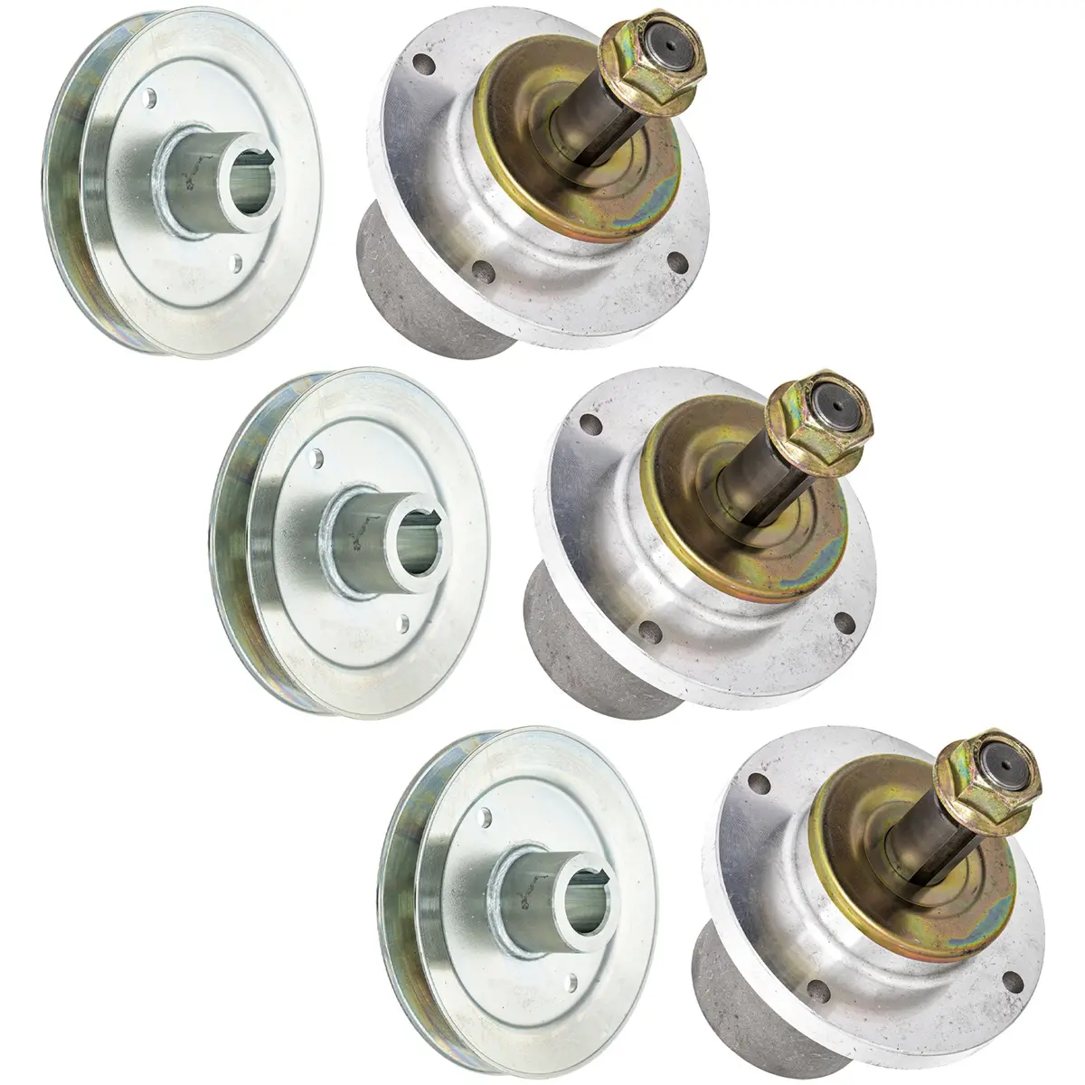 Spindle & Pulley Kit For Scag 810-Ksp4274n | 3-Pack 1