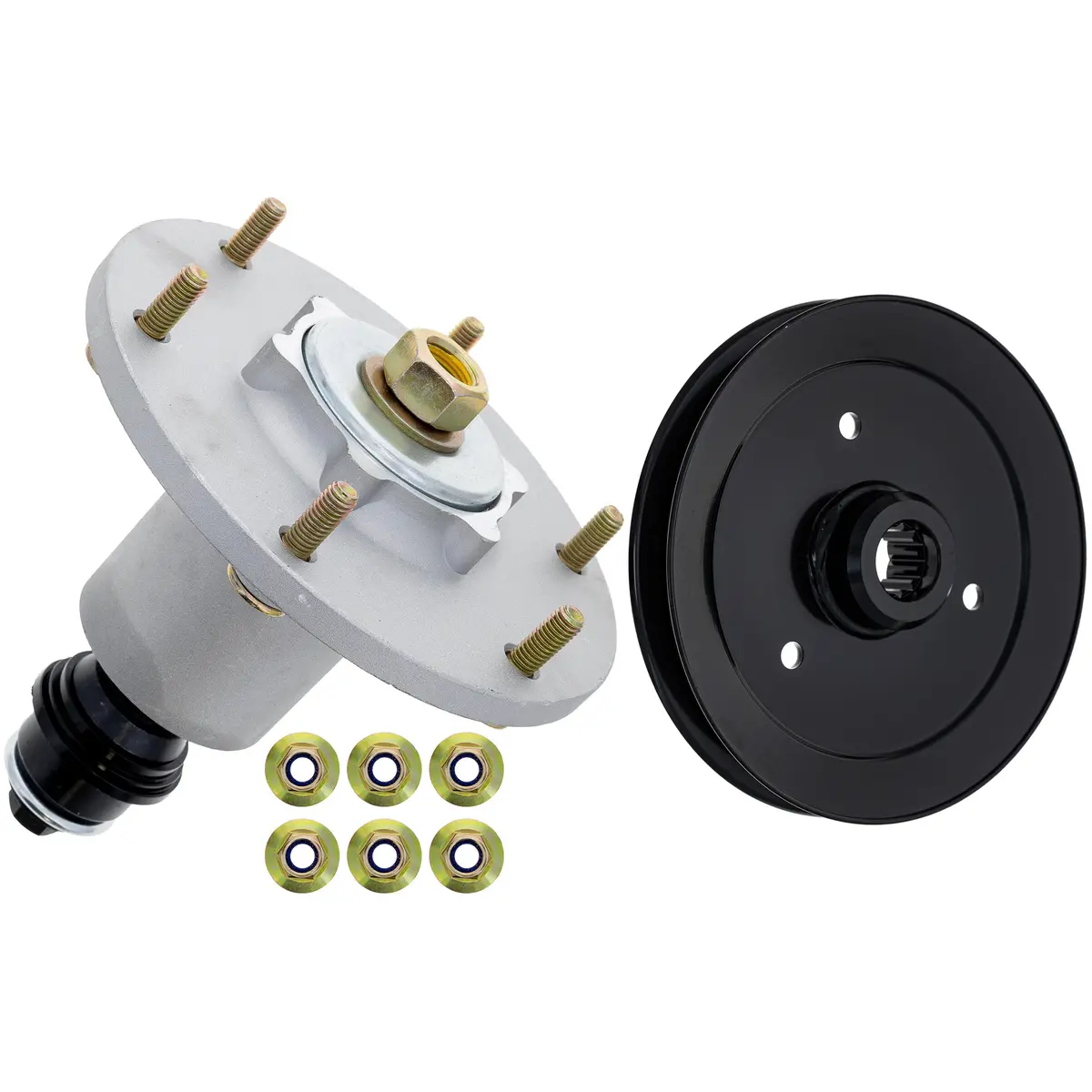 Spindle & Pulley Set For Exmark 810-Ksp4291n 1