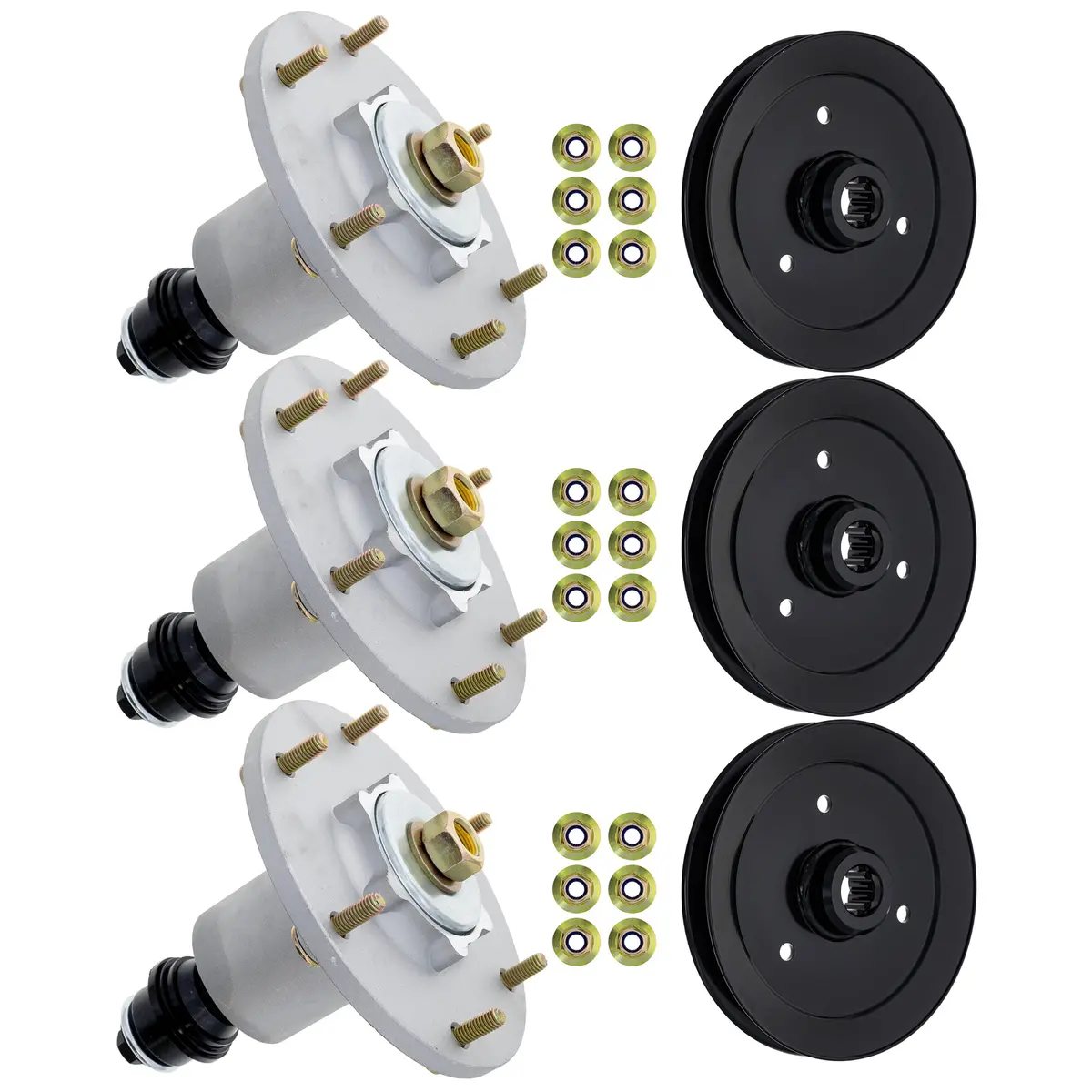 Spindle & Pulley Kit For Exmark 810-Ksp4291n | 1-Pack 1