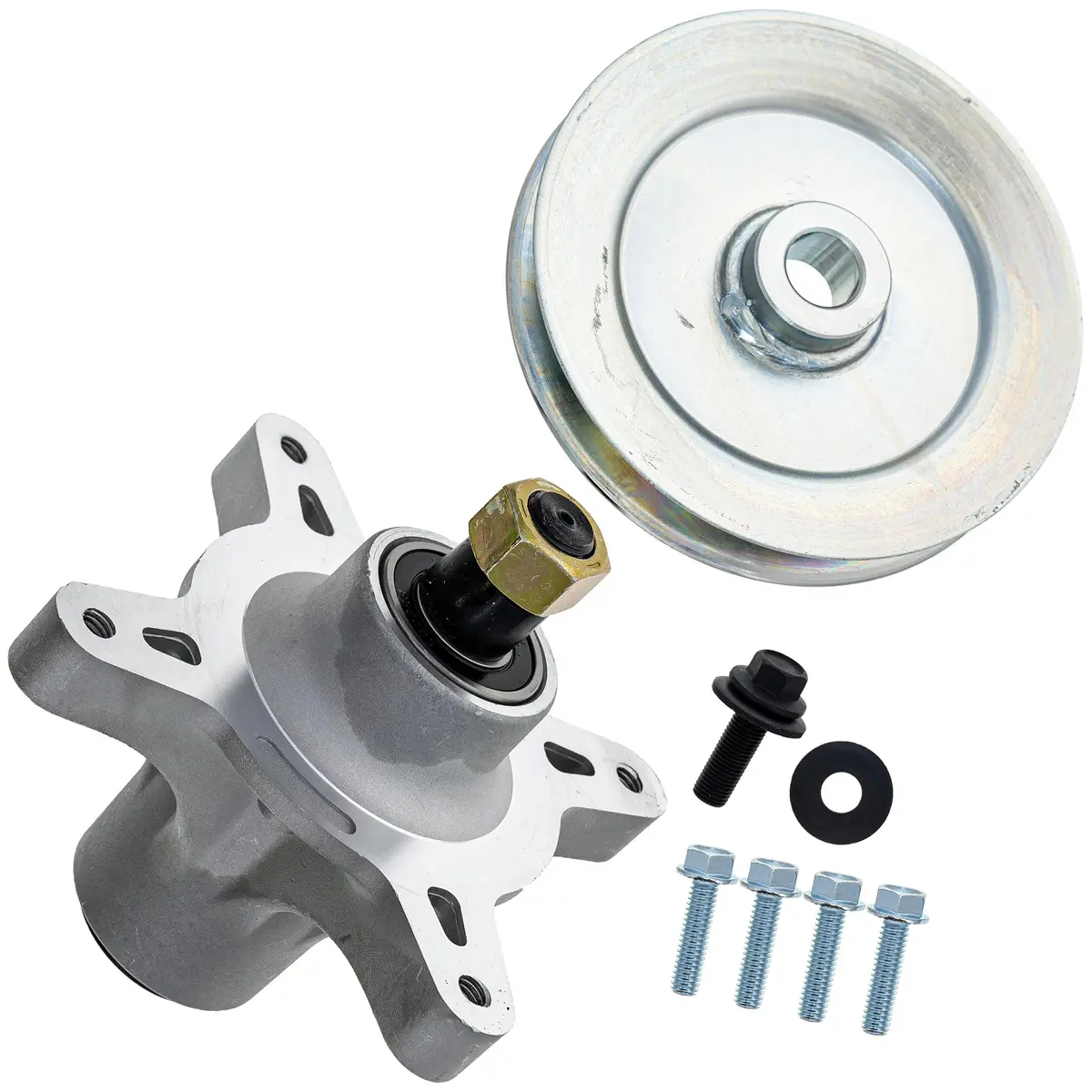 Spindle & Pulley Set For Toro Exmark 810-Ksp4205n 1
