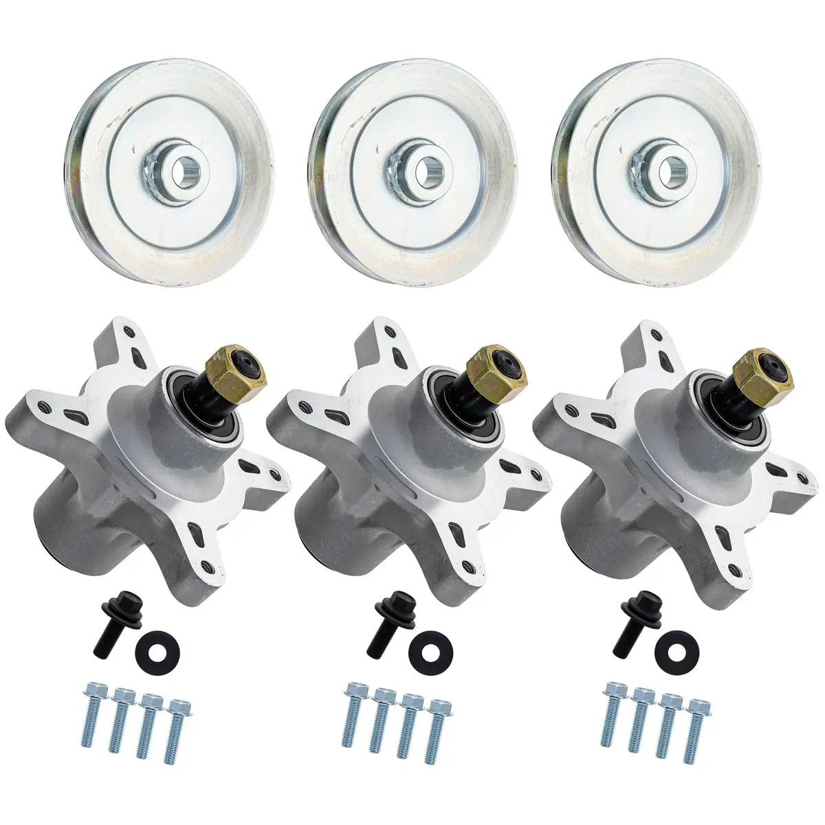 Spindle & Pulley Kit For Toro Exmark 810-Ksp4205n | 1-Pack 1
