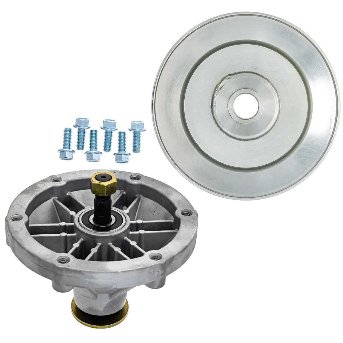 Spindle & Pulley Set For Exmark 810-Ksp4207n 1