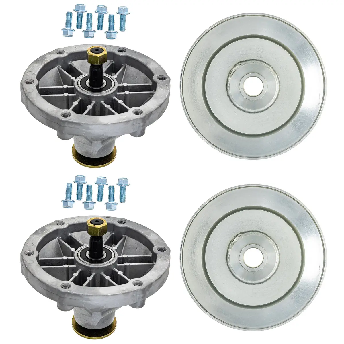 Spindle & Pulley Kit For Exmark 810-Ksp4207n | 1-Pack 1
