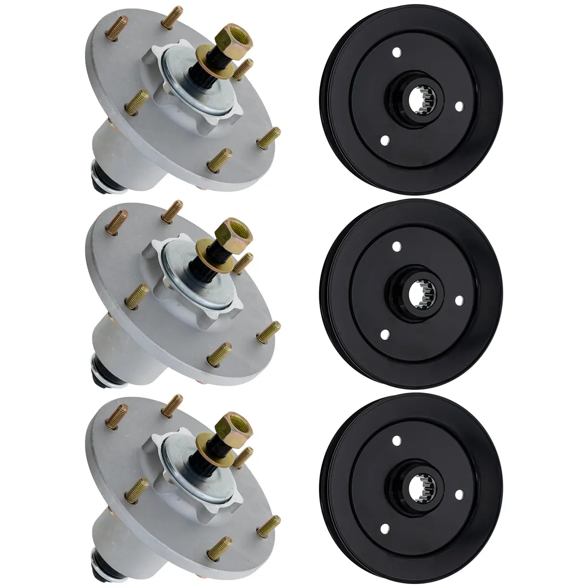 Spindle & Pulley Kit For Exmark 810-Ksp4320n | 1-Pack 1