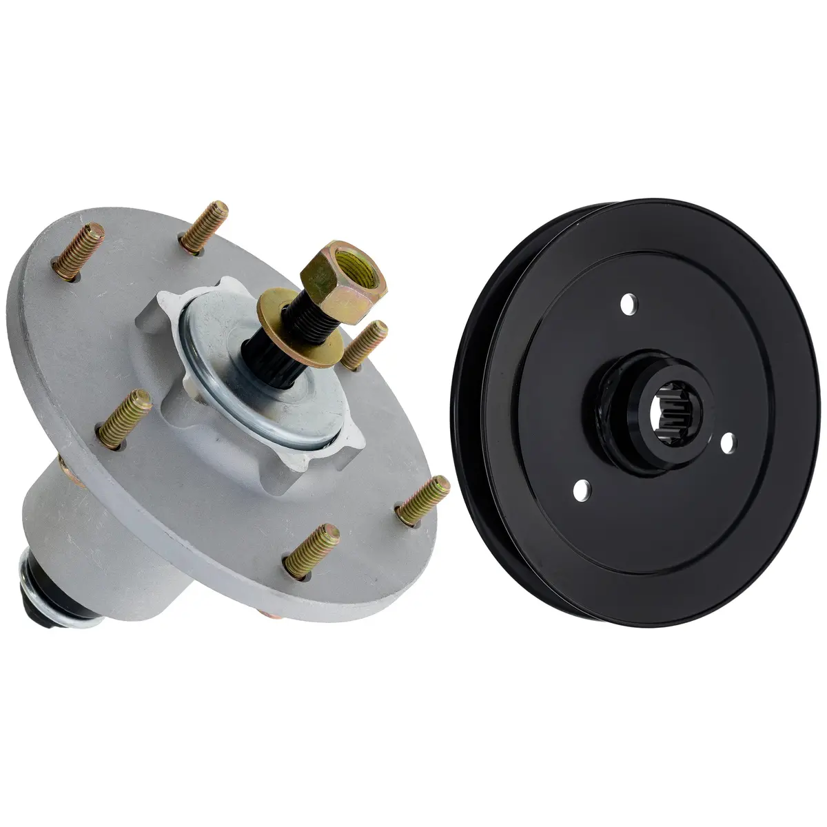 Spindle & Pulley Set For Exmark 810-Ksp4332n 1