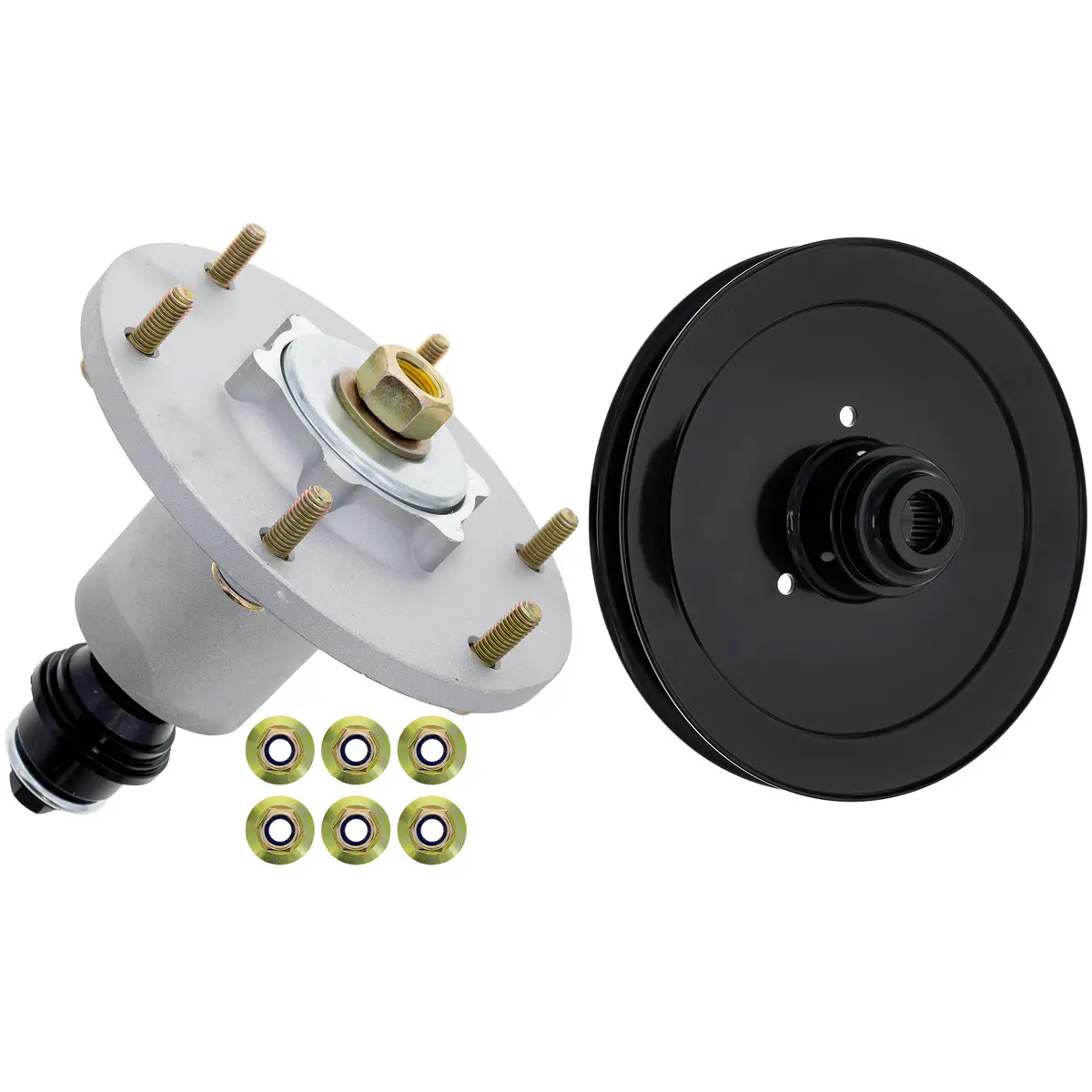 Spindle & Pulley Set For Exmark 810-Ksp4333n 1