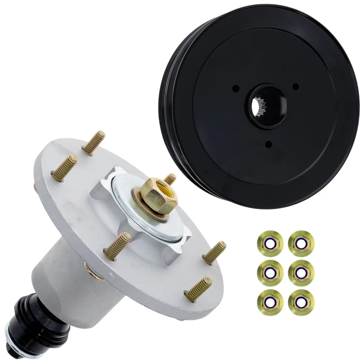 Spindle & Pulley Set For Exmark 810-Ksp4334n 1