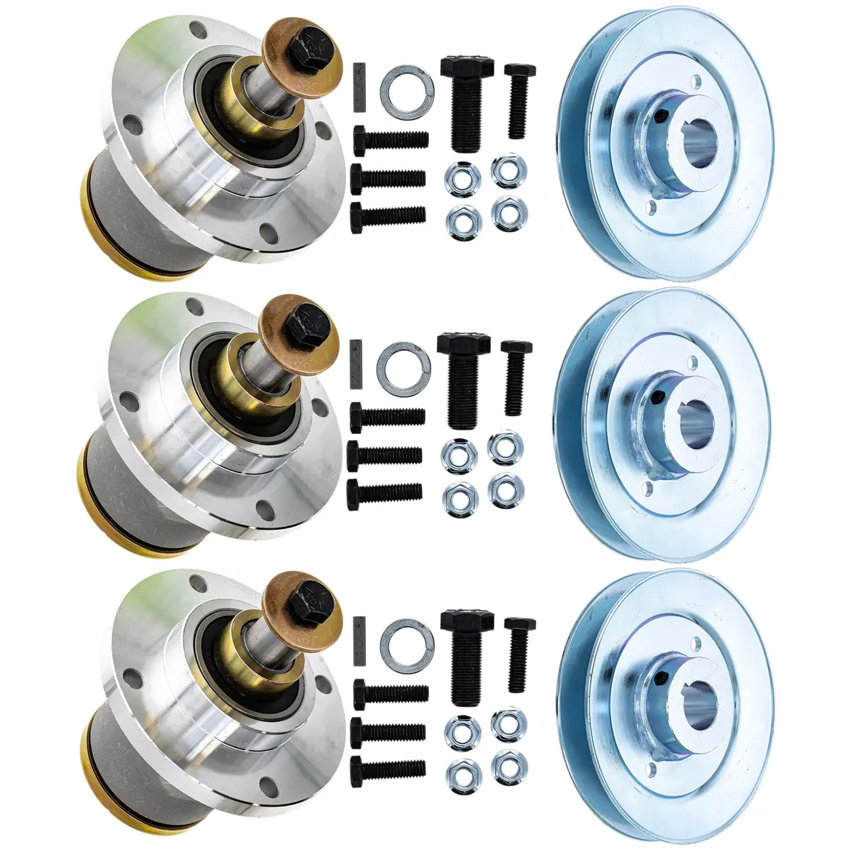 Spindle & Pulley Kit For 810-Ksp4339n | 3-Pack 1