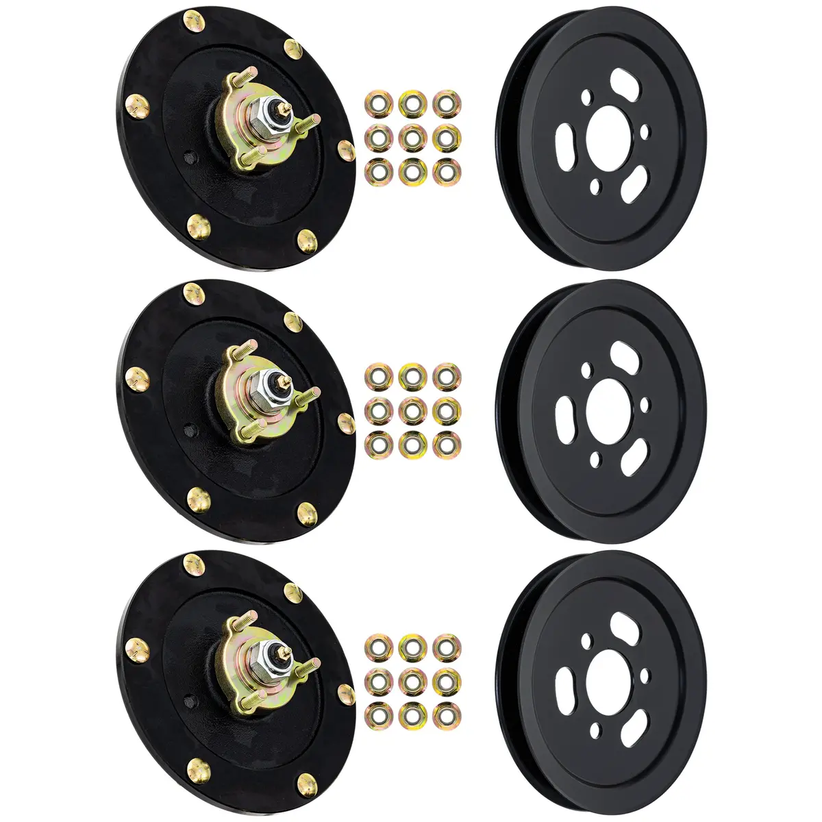 Spindle & Pulley Kit For Toro 810-Ksp4342n | 3-Pack 1