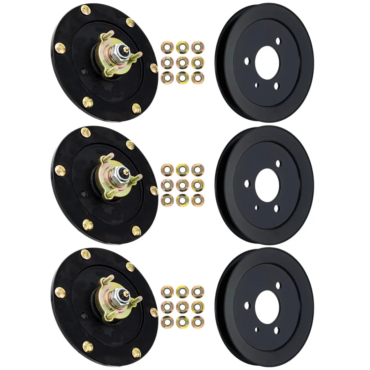 Spindle & Pulley Kit For Toro 810-Ksp4344n | 3-Pack 1