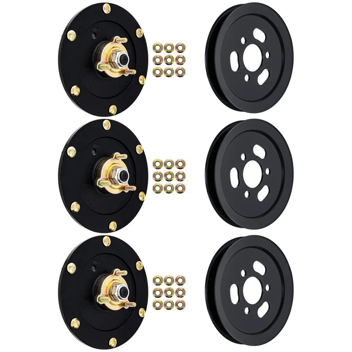 Spindle & Pulley Kit For Toro 810-Ksp4341n | 3-Pack 1