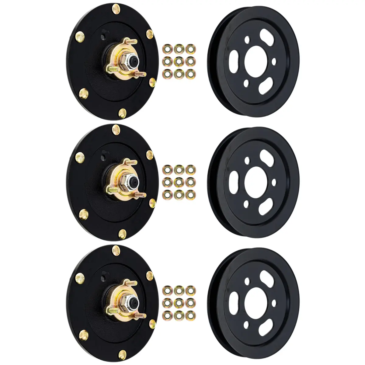 Spindle & Pulley Kit For Toro 810-Ksp4352n | 3-Pack 1