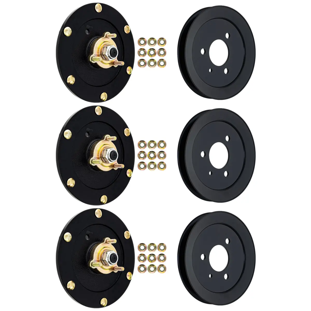 Spindle & Pulley Kit For Toro 810-Ksp4353n | 3-Pack 1