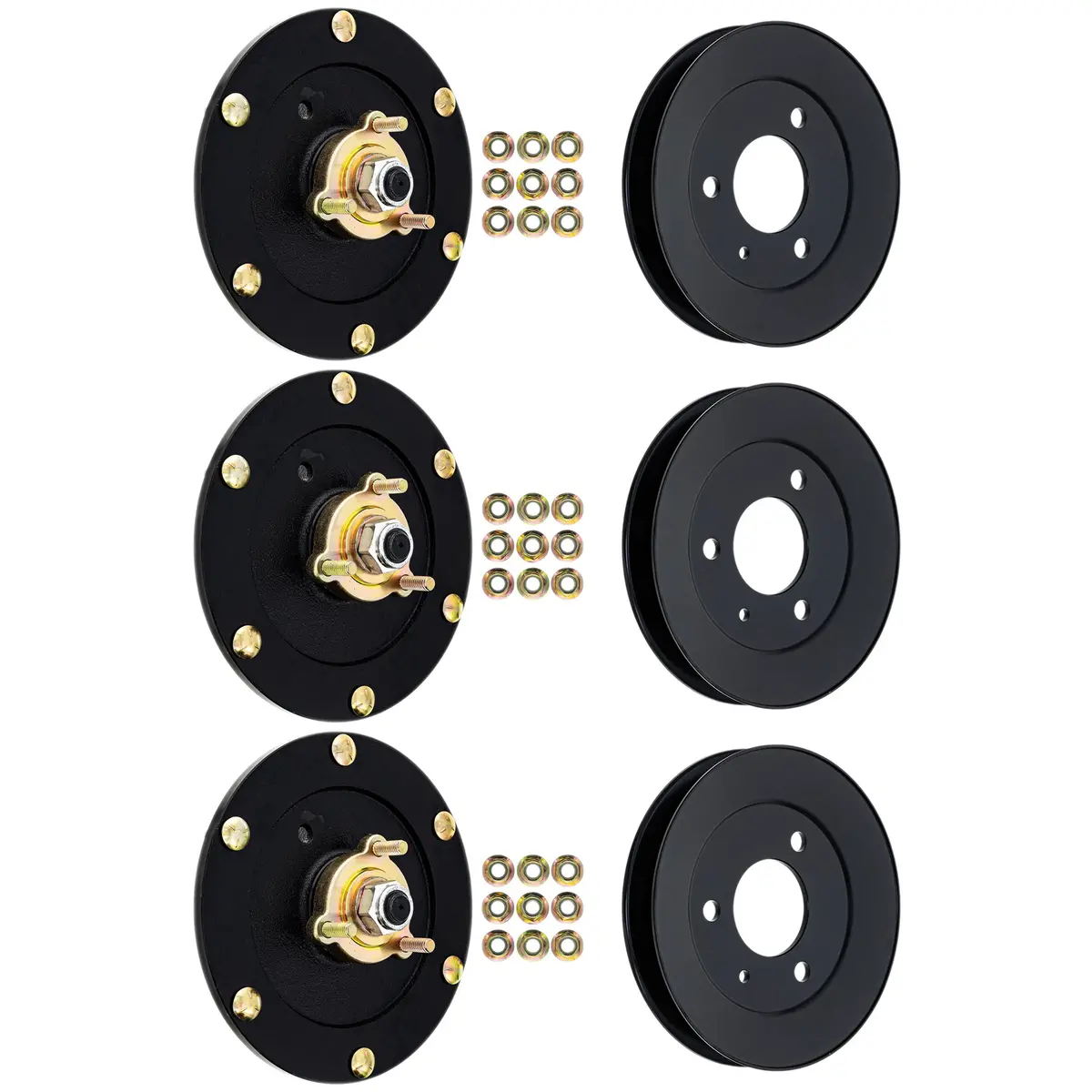 Spindle & Pulley Kit For Toro 810-Ksp4354n | 3-Pack 1