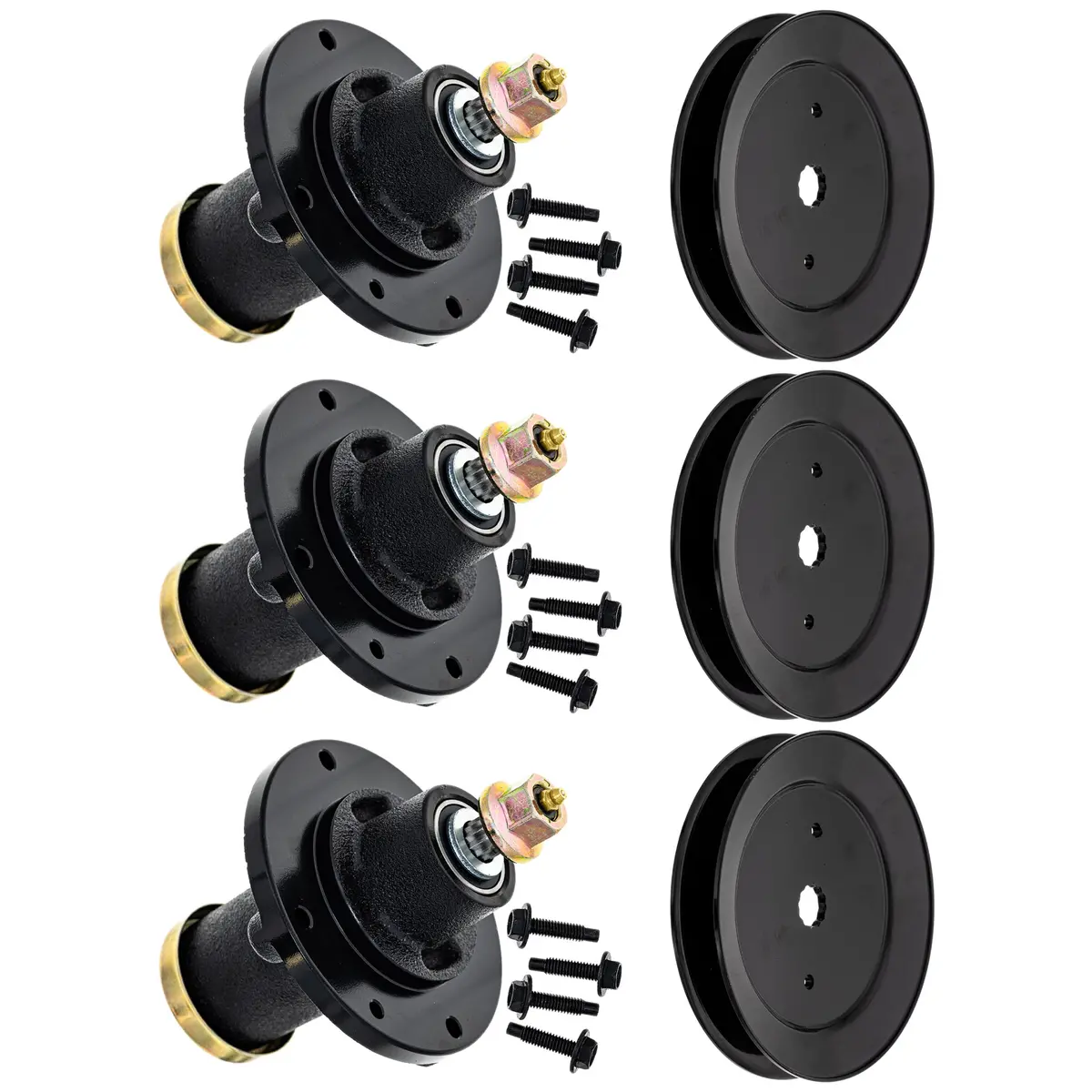 Deck Spindle Kit For Husqvarna 810-Ksp4372n | 3-Pack 1