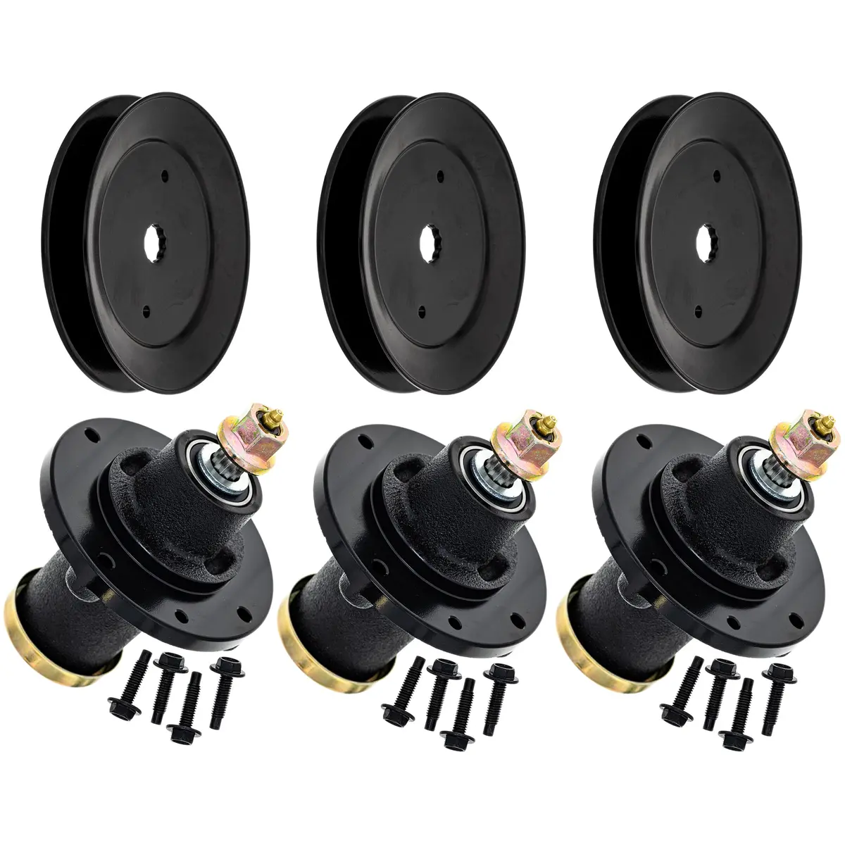 Deck Spindle Kit For Husqvarna Redmax 810-Ksp4373n | 3-Pack 1