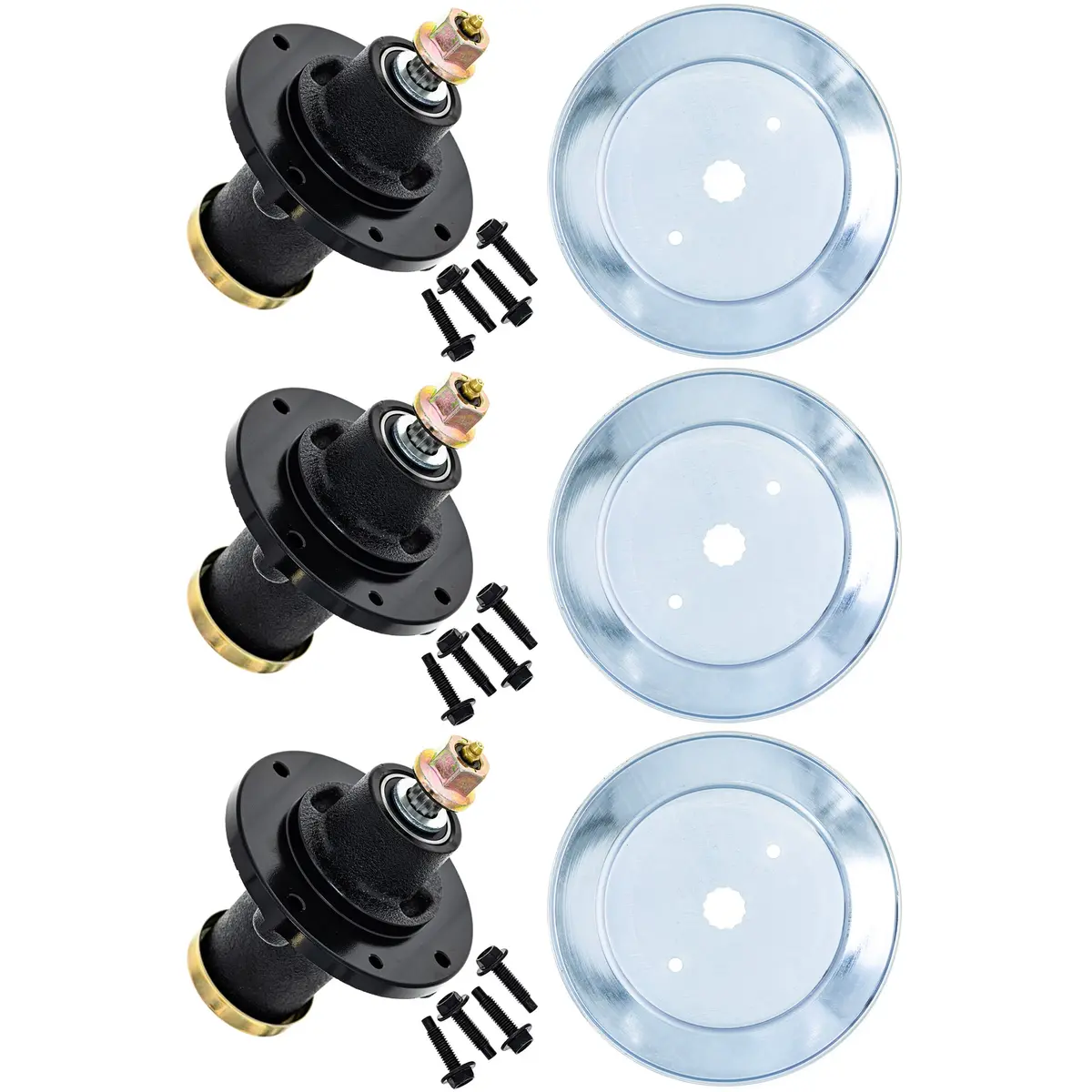 Spindle Kit For Husqvarna Mz54 Z254f 54-Inch 539131898 532175708 3 Pack 1