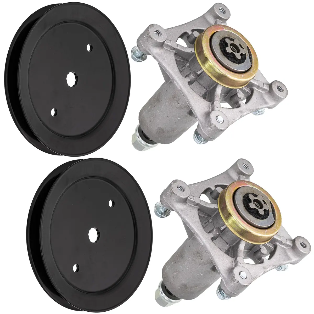 Spindle & Pulley Kit For Husqvarna Poulan Pro Jonsered Mk1000366 | 1-Pack 1