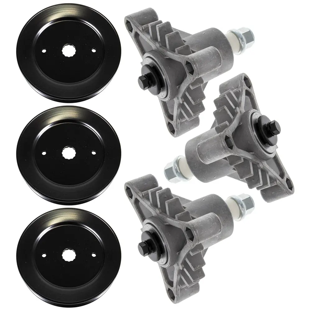 Deck Spindle & Pulley Kit For Ayp Poulan Pro Husqvarna Mk1000368 1