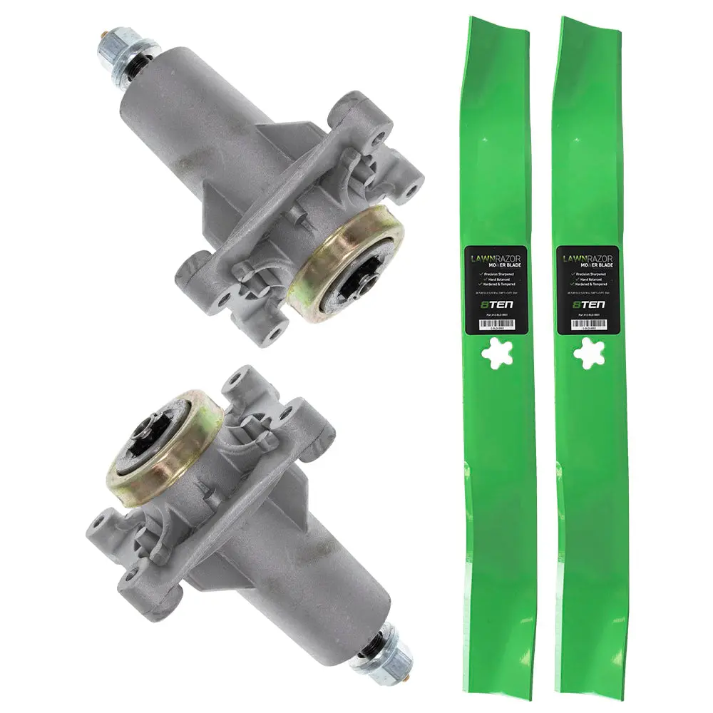 Mower Blades & Spindles Kit For Husqvarna Poulan Pro Poulan Mk1001738 1
