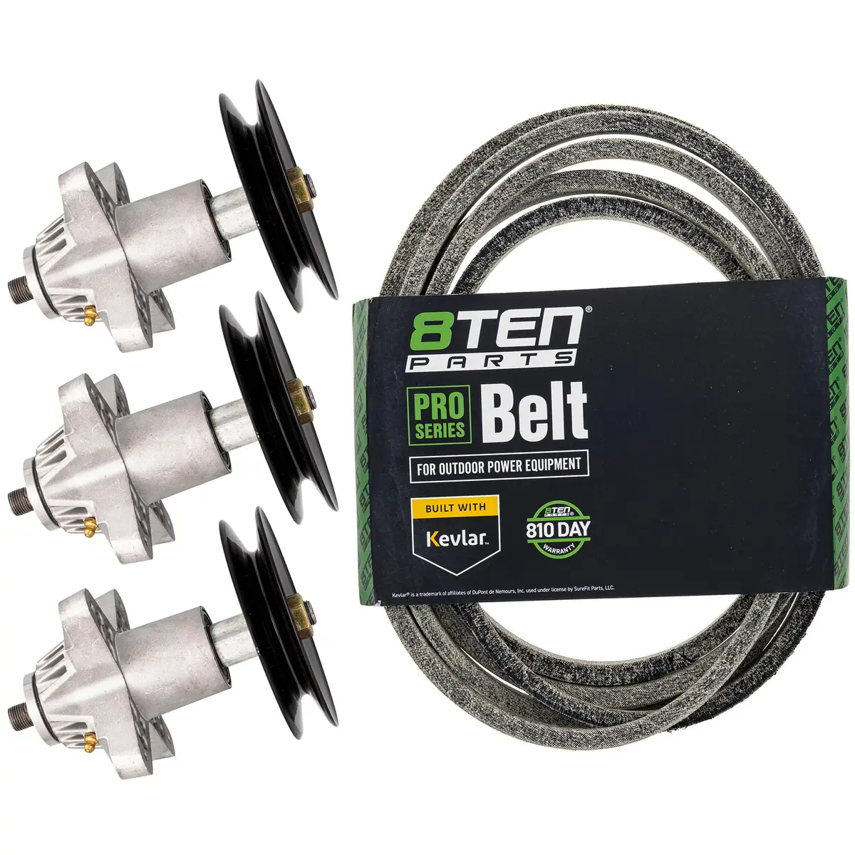 Deck Spindle & Belt Kit For Columbia White Outdoor Mtd Gold Mk1001756 1