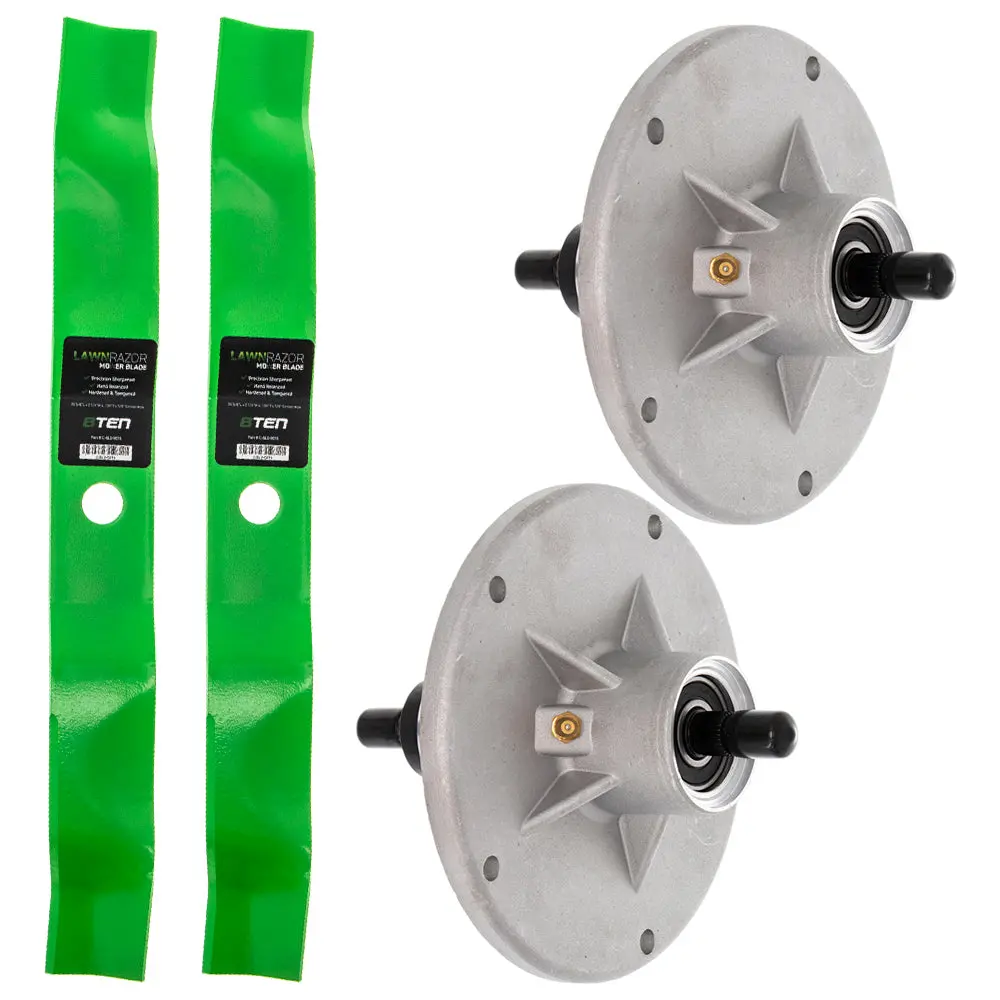 Deck Spindles & Mower Blades Kit For Murray Mk1001797 1