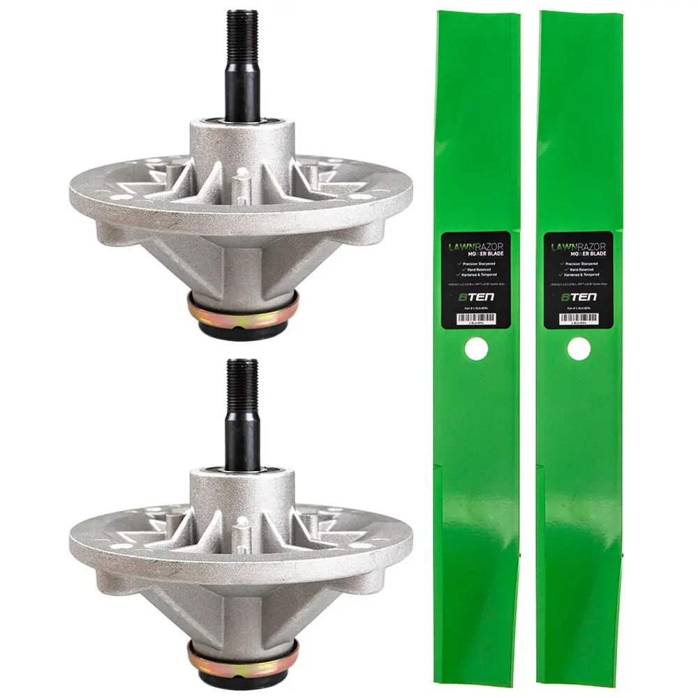 Deck Spindles & Mower Blades Kit For Wheel Horse Toro Mk1001894 1