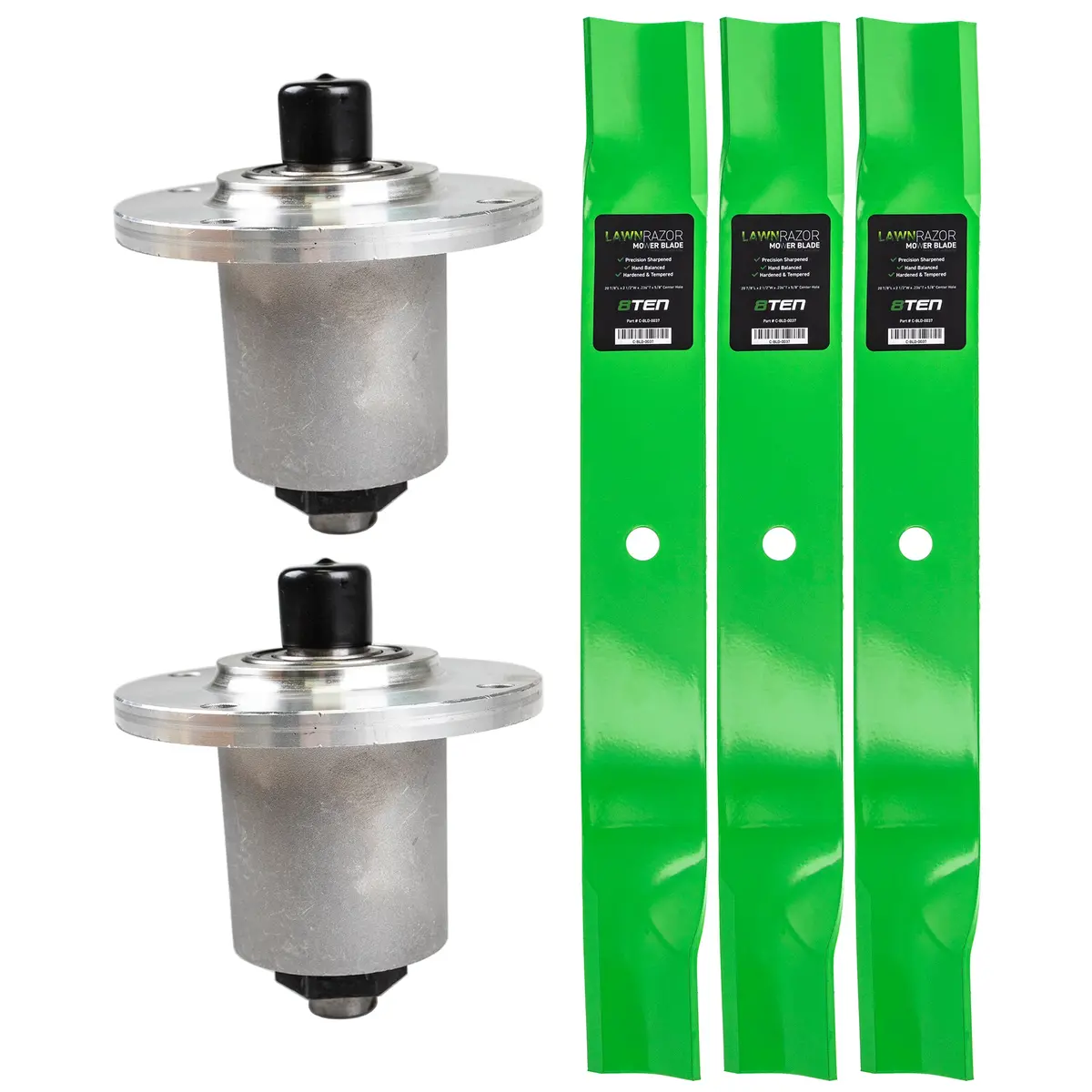 Mower Deck Blades & Spindles Kit For Schiller Mk1001938 1