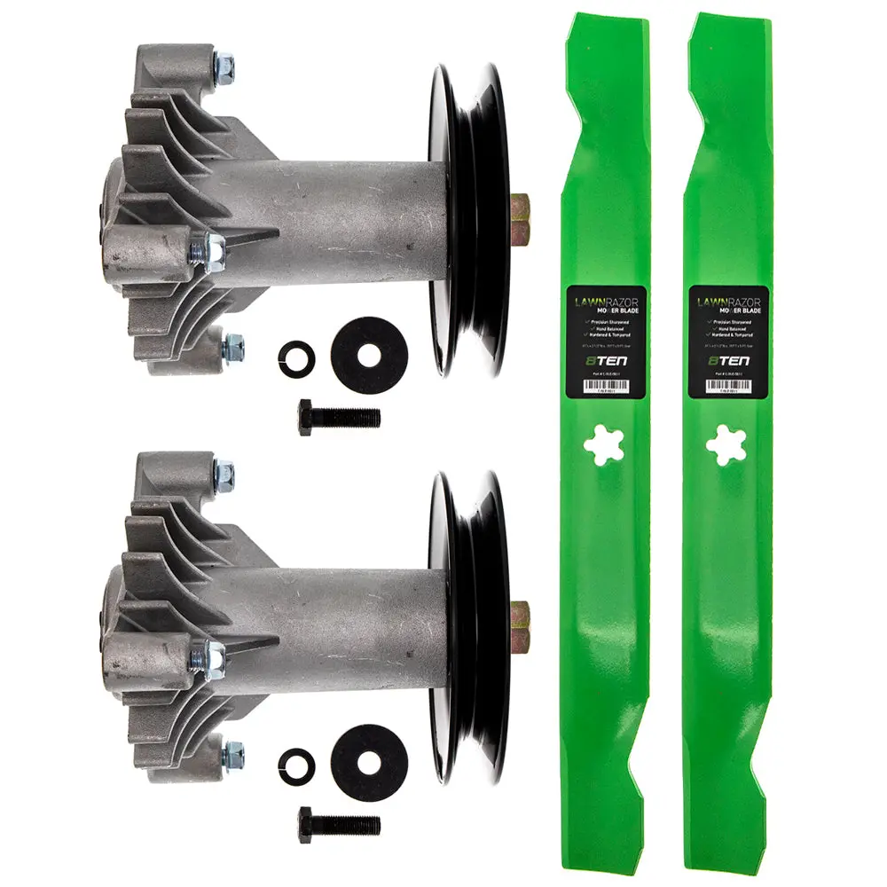 Deck Spindle & Mower Blade Kit For Poulan Pro Ayp Poulan Mk1002068 1