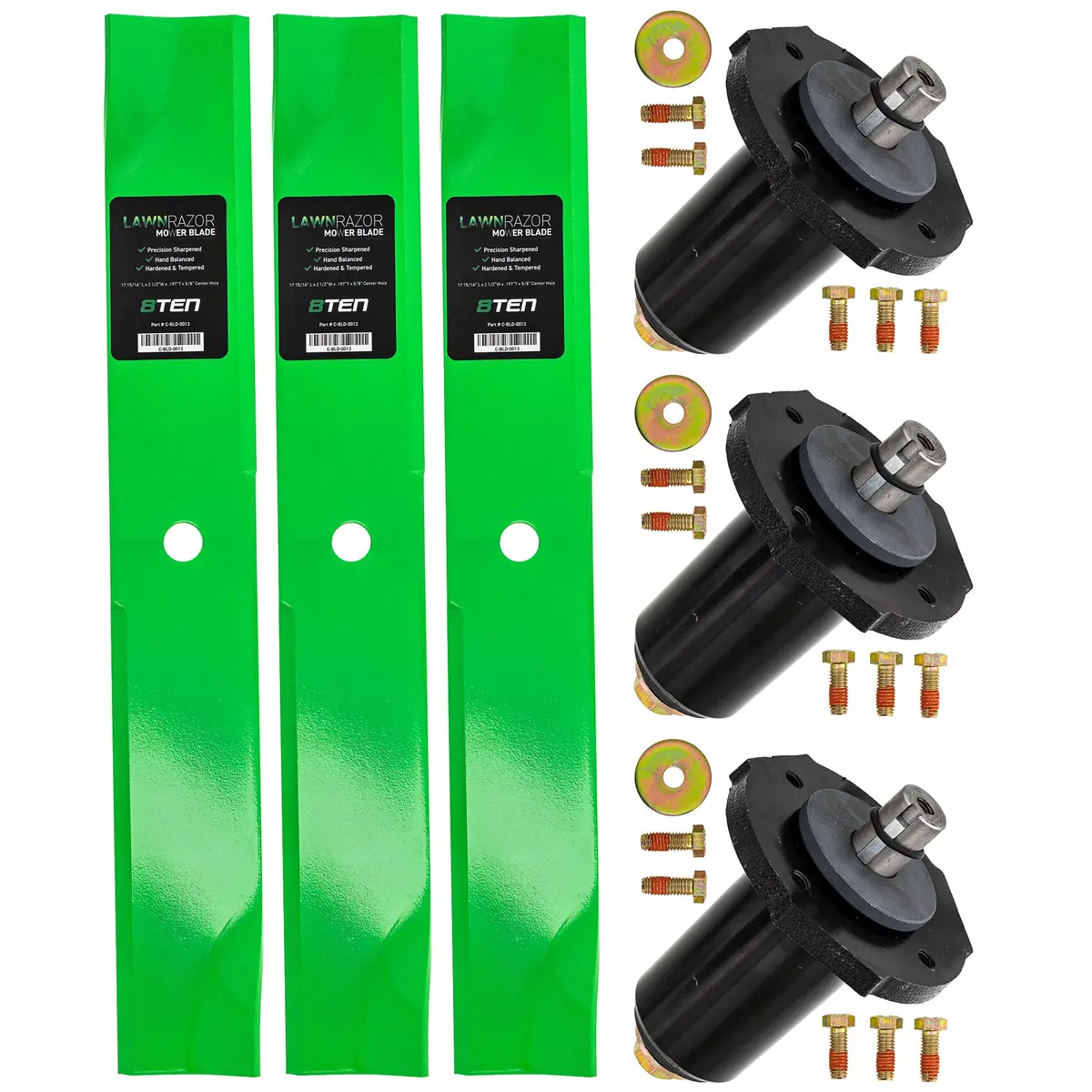 Deck Spindle & Mower Blade Kit For Ariens Gravely Mk1002091 1