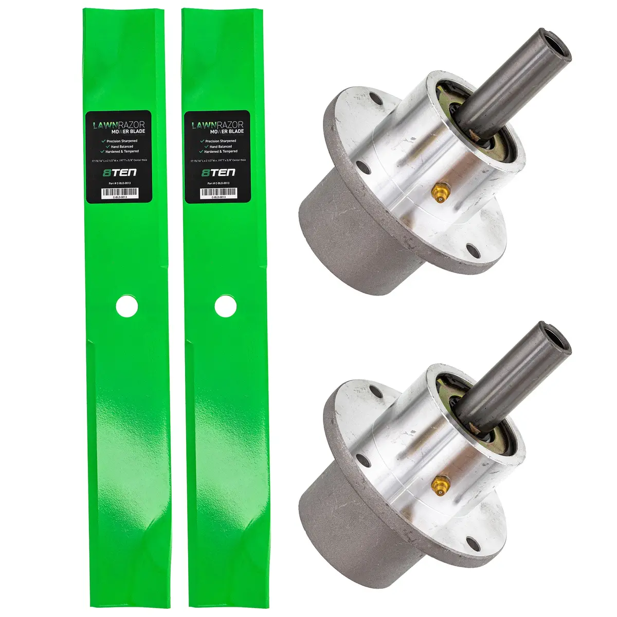 Deck Spindle & Mower Blade Kit For Ferris Mk1002143 1