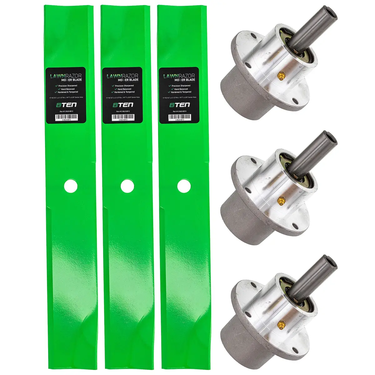 Deck Spindle & Mower Blade Kit For Ferris Mk1002144 1