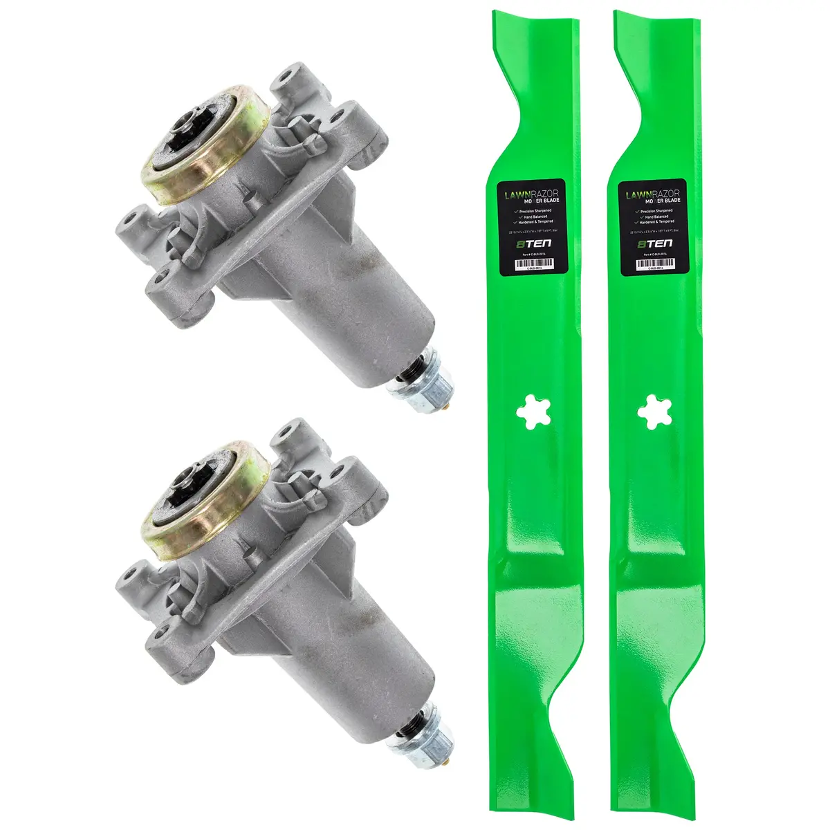Deck Spindle & Mower Blade Kit For Husqvarna Poulan Pro Jonsered Mk1002148 1
