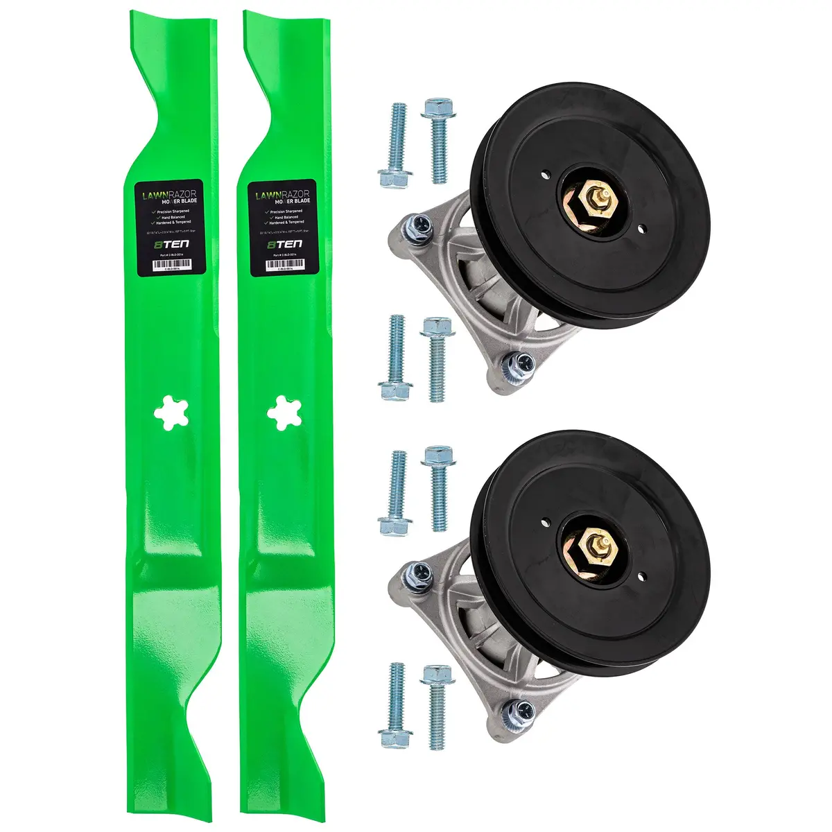 Deck Spindle & Mower Blade Kit For Husqvarna Poulan Pro Jonsered Mk1002149 1