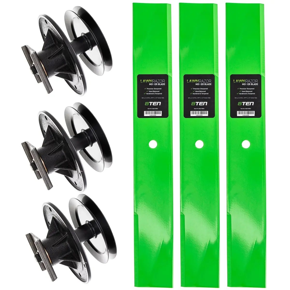 Deck Spindle & Mower Blade Kit For Toro Mk1002175 1