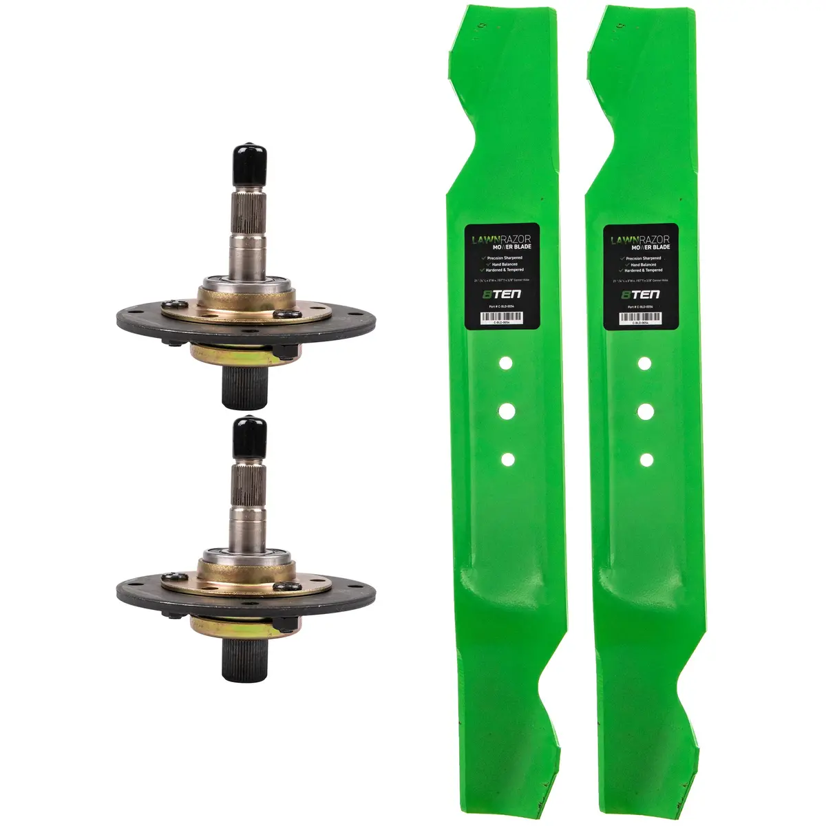 Deck Spindle & Mower Blade Kit For Hechinger Mastercraft Lawn Hawk Mk1002176 1
