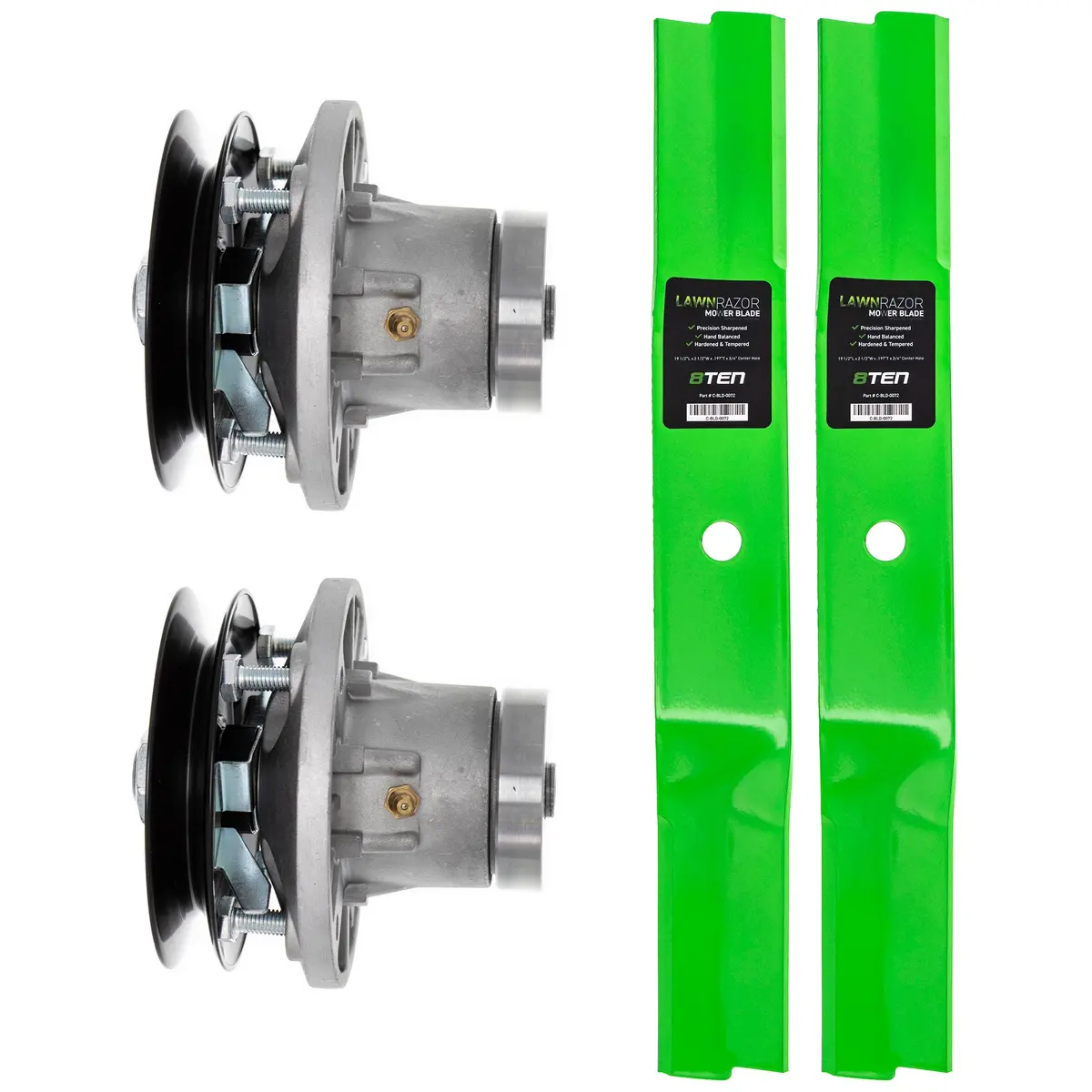 Deck Spindle & Mower Blade Kit For John Deere Mk1002184 1