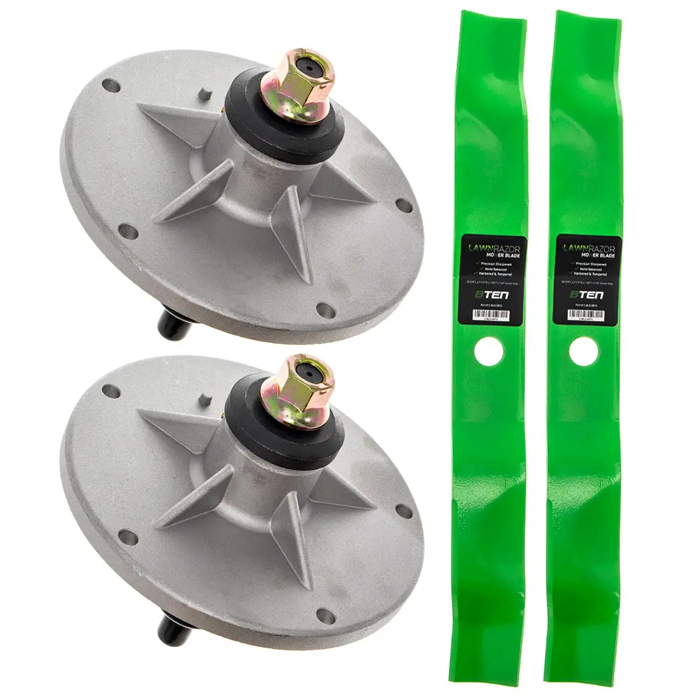 Deck Spindles & Mulching Blades Kit For Murray Mk1002188 1