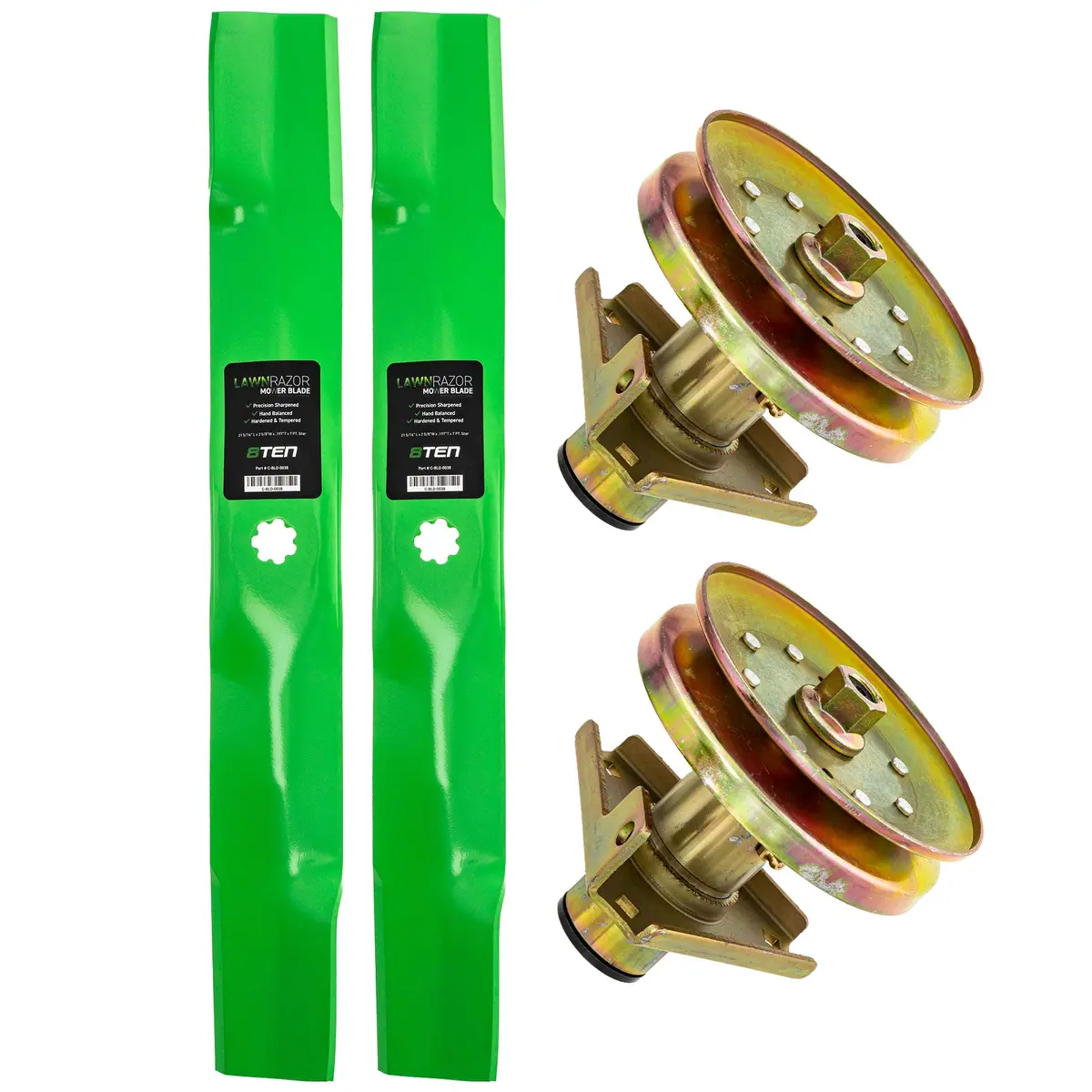 Deck Spindle & Mower Blade Kit For John Deere Sabre Mk1002223 1