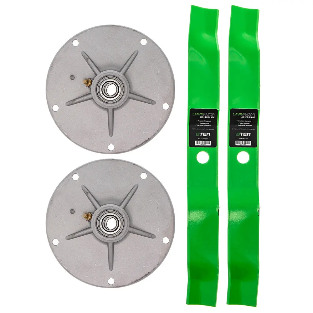 Deck Spindles & Mulching Blades Kit For Murray Mk1002235 1