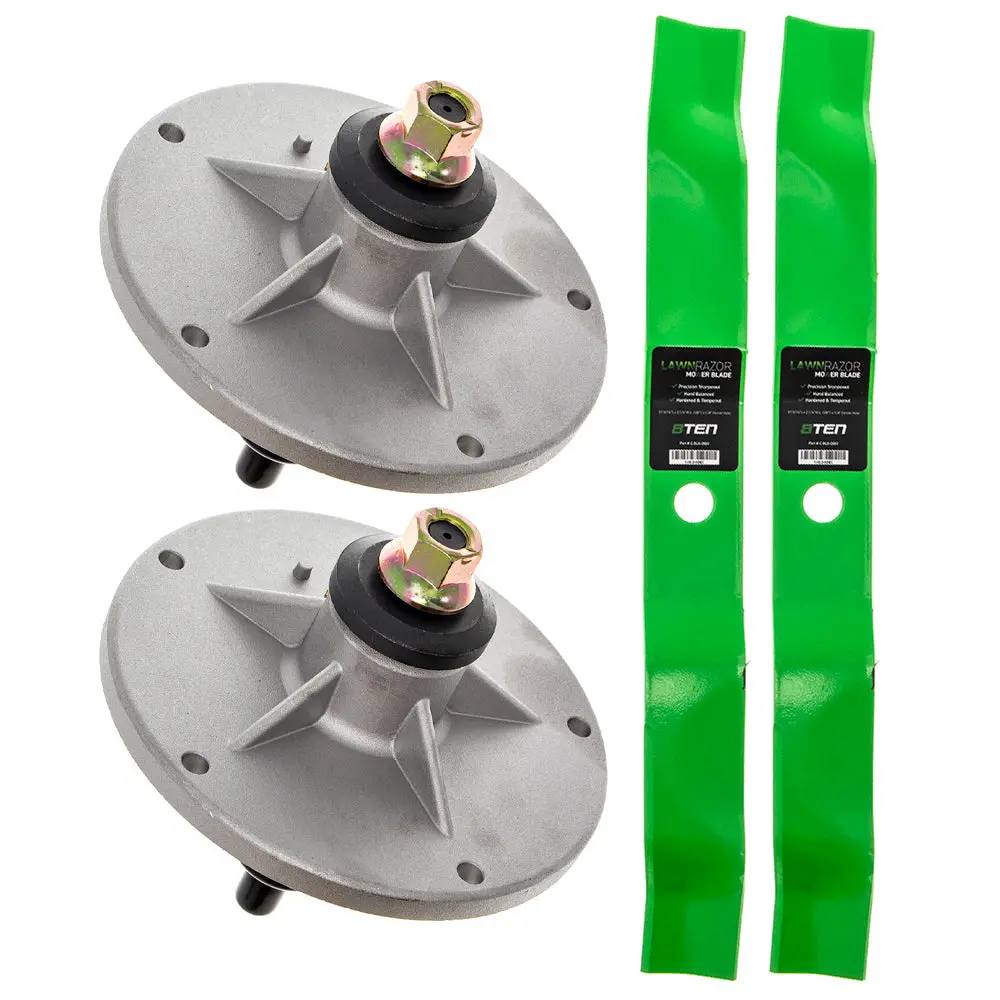 Deck Spindles & Mulching Blades Kit For Murray Mk1002236 1