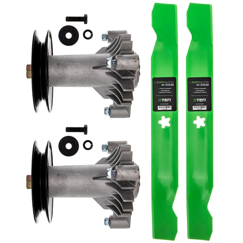 Spindle Pulley High Lift Blade For Weed Eater Ayp Roper Mk1002245 1