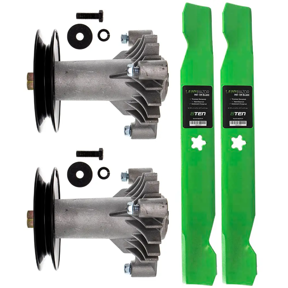 Spindle Pulley High Lift Blade For Ayp Husqvarna Roper Mk1002253 1