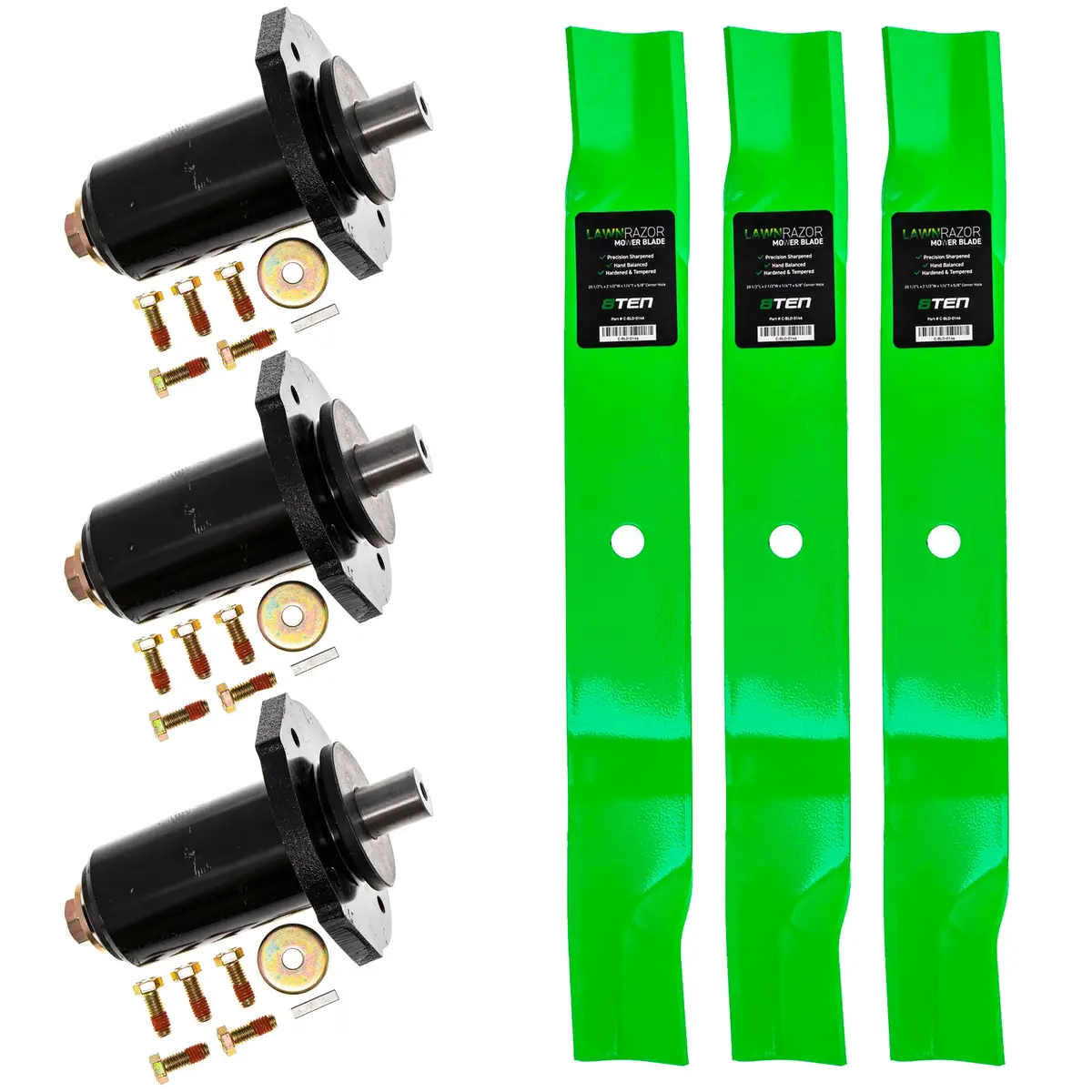 Deck Spindle & Mower Blade Kit For Gravely Ariens Mk1002264 1
