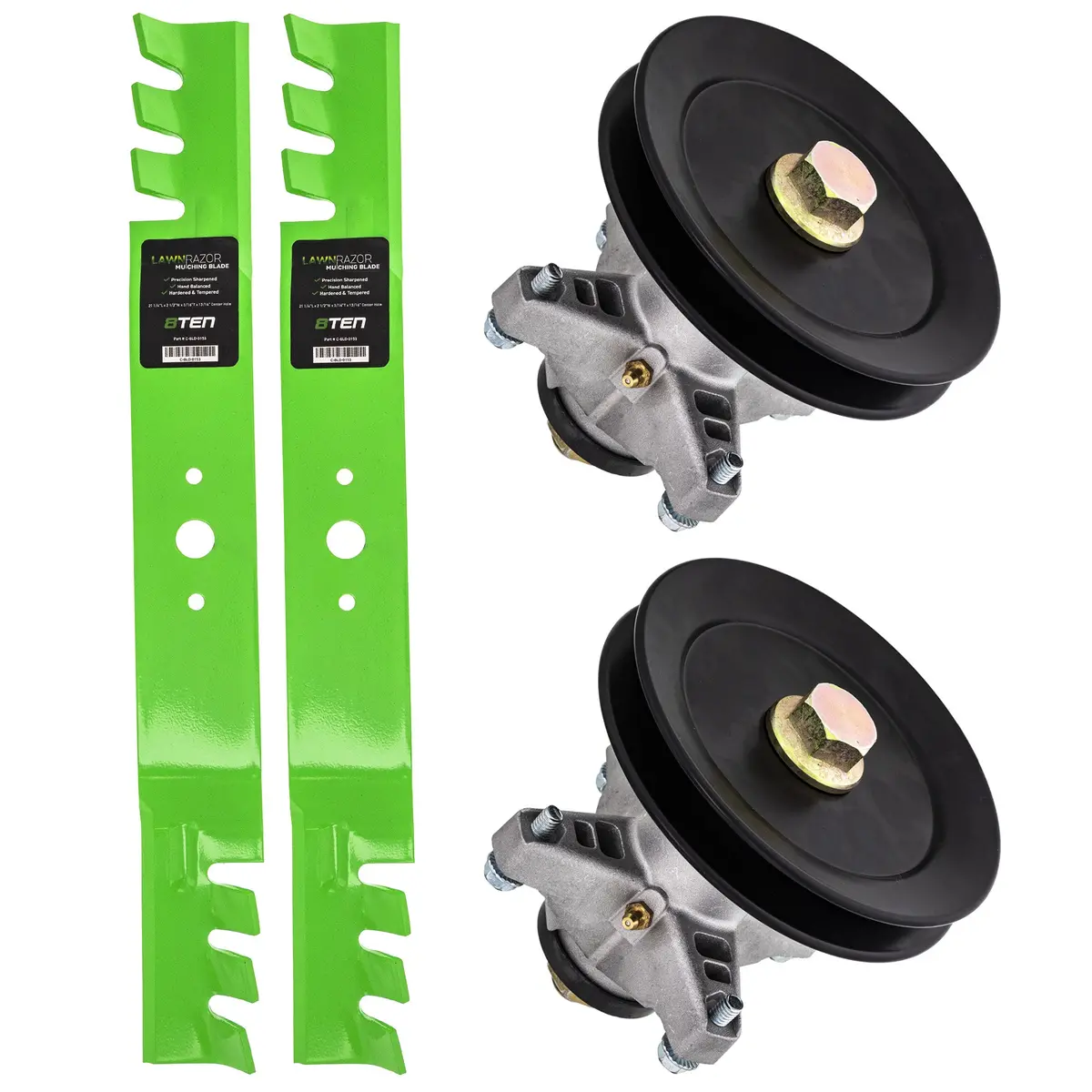 Spindle Pulley Toothed Blade Kit For Cub Cadet Mk1002275 1